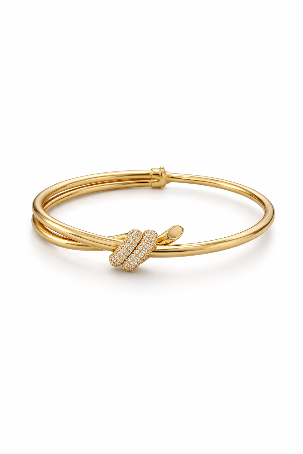 10KT KNOT BANGLE Weight 9.7GR