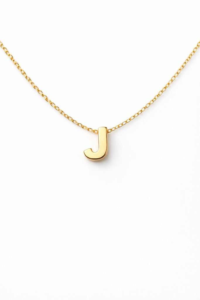 10KT CHAIN WITH LETTER "J" PENDANT Size 18 Weigth 1.27