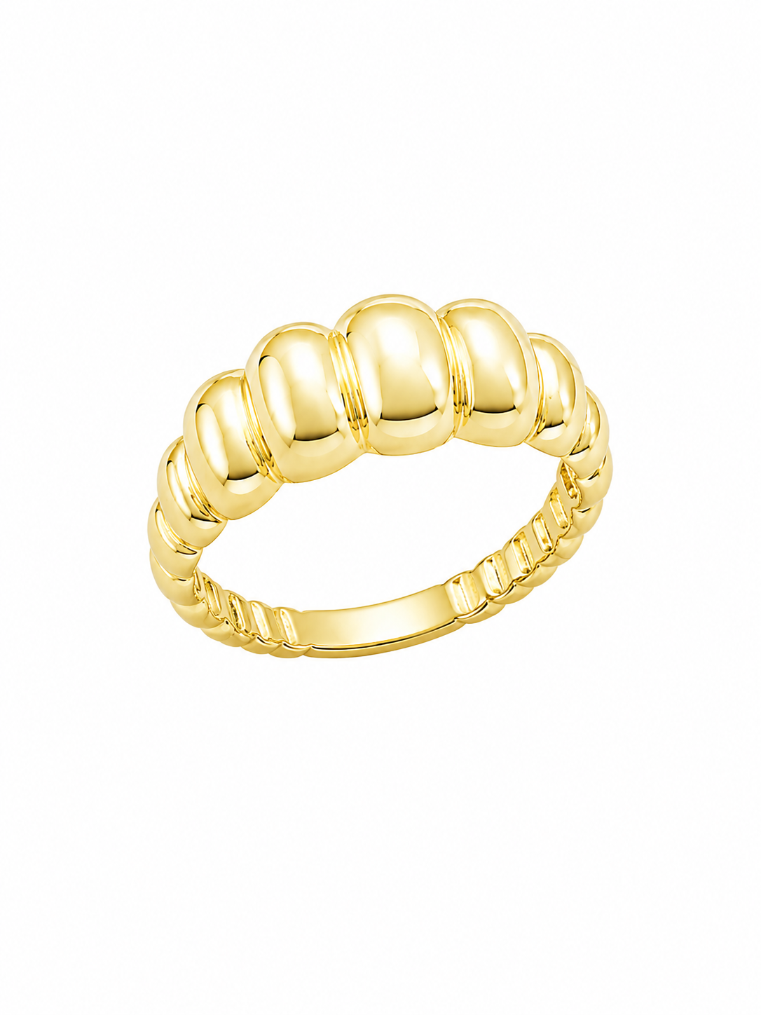 10KT MODERN RING Size 8.5 Weigth 2GR
