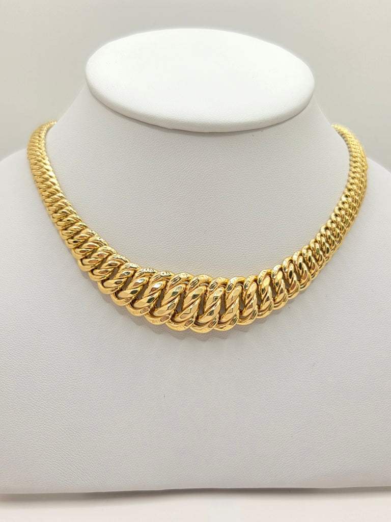 14KT PRINCESSA NECKLACE Size 18INCH Weight 20.4GR