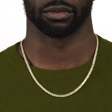 925 14KT GOLD PLATED 38CTW MOISSANITE TENNIS CHAIN Size 20INCH 4MM