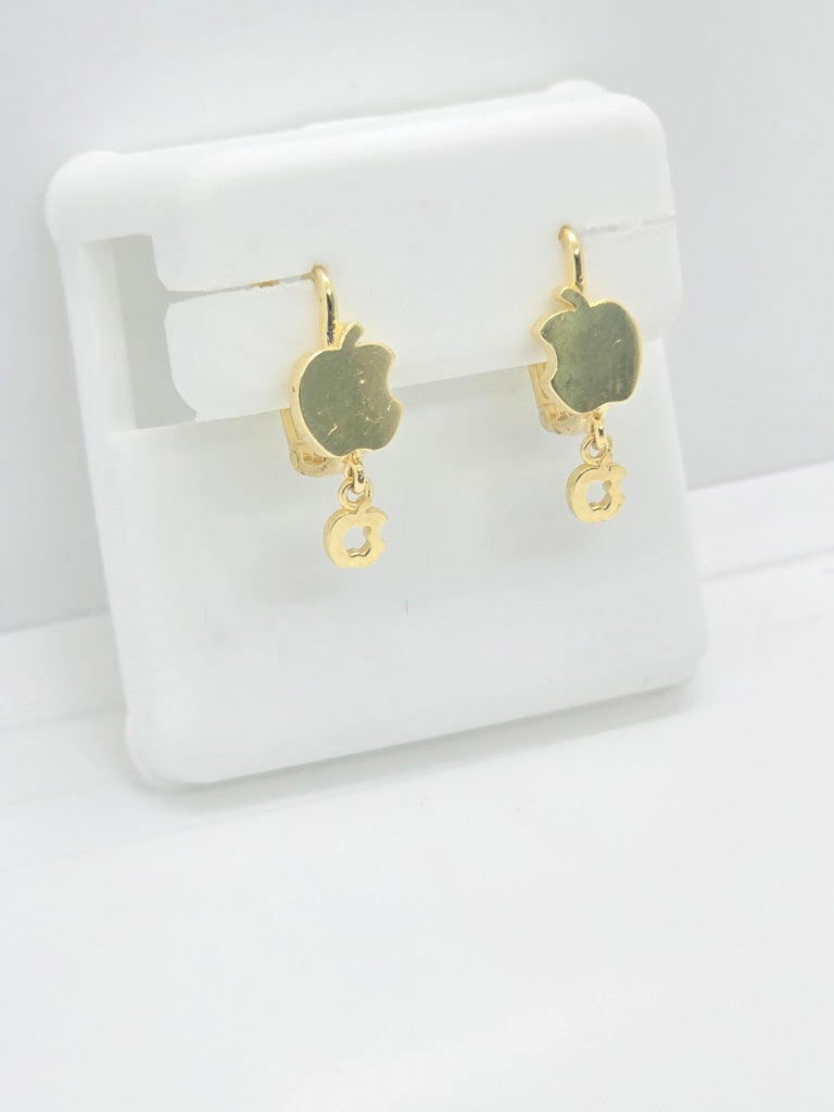 10K APPLE EARRINGS