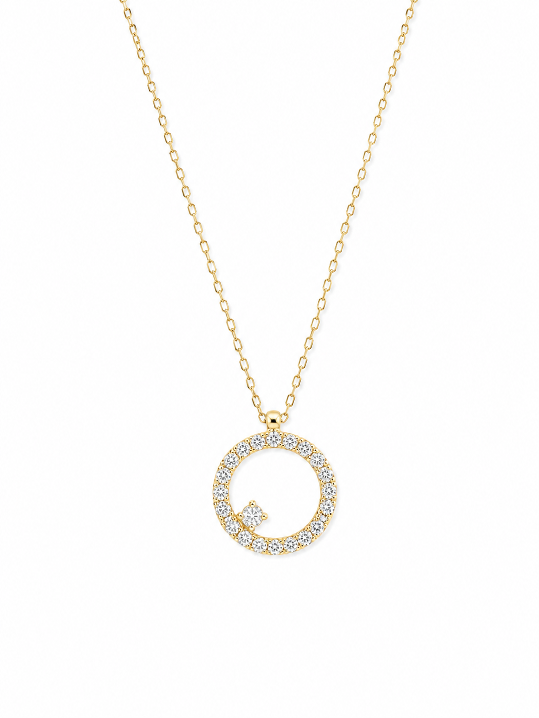 14KT DIAMOND DELICATE CHAIN Size 16INCH