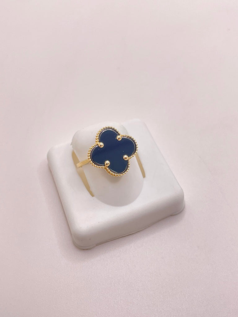 14KT FLOWER RING Size 6.5 Weigth 2.36GR
