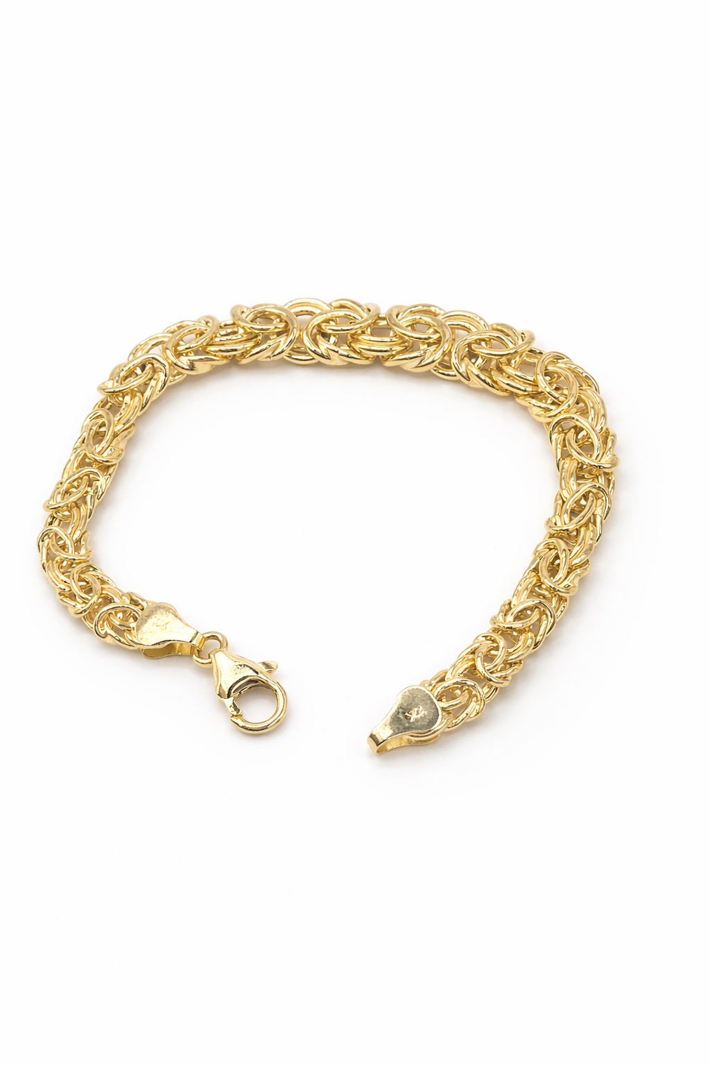 10KT DEGRADING BYZANTINE BRACELET  Size 7.5INCH  Weigth 9.3GR