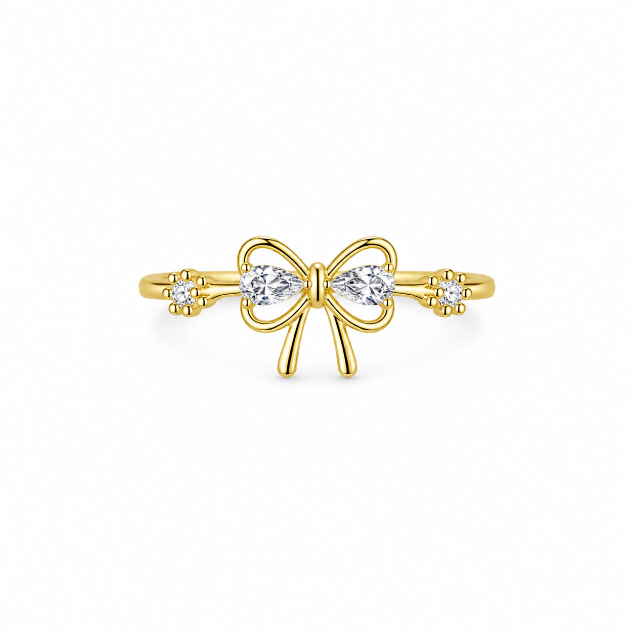10KT RIBBON RING Size 7 Weigth 1GR