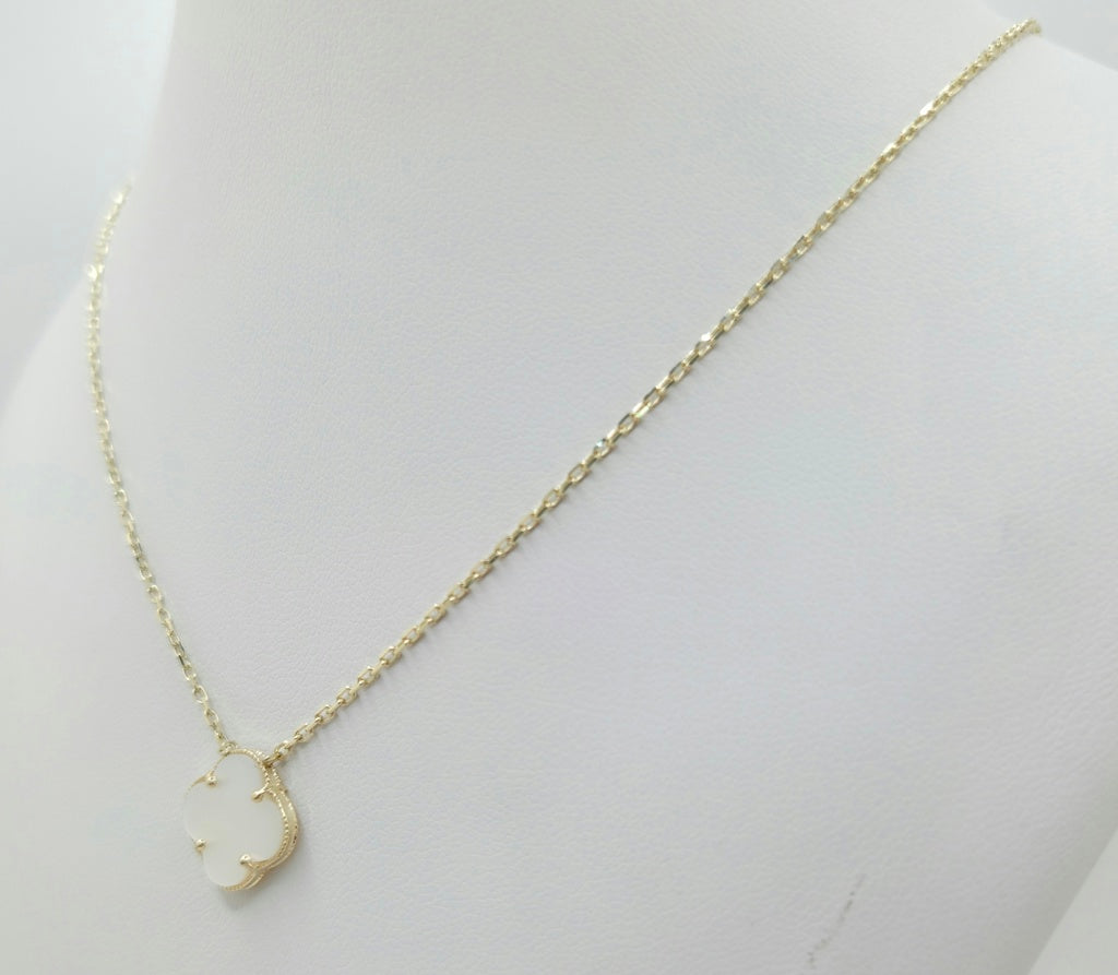 10KT FLOWER CHAIN Size 18INCH Weigth 3.1GR