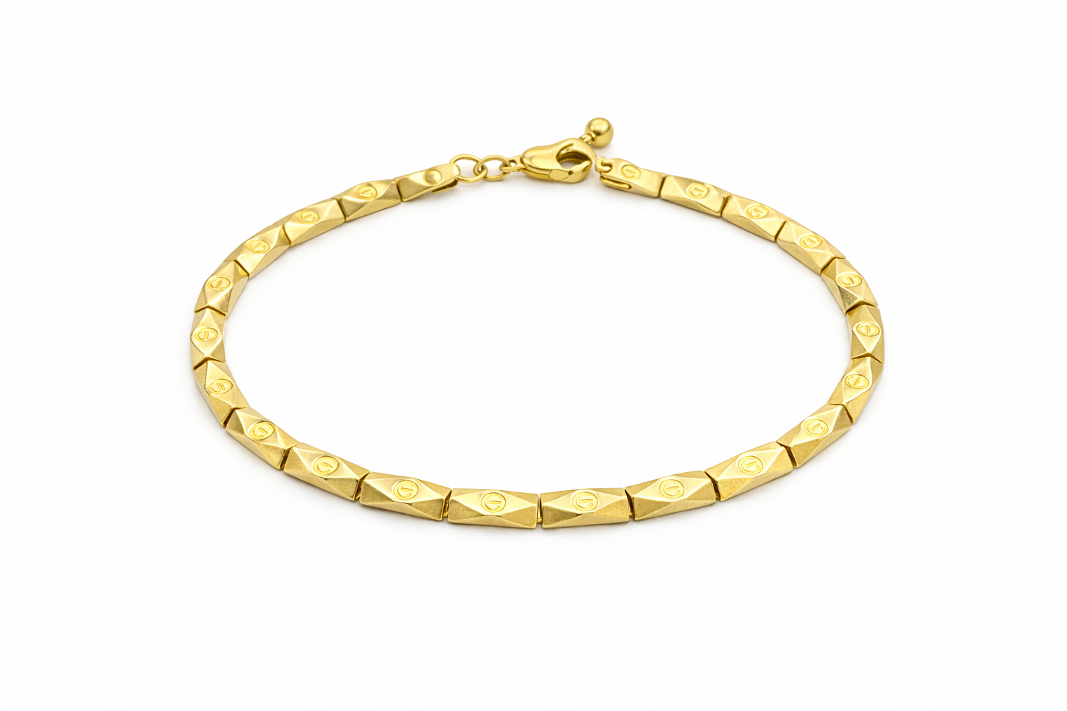 10KT  BRACELET Size 7.5INCH Weigth 4.1GR