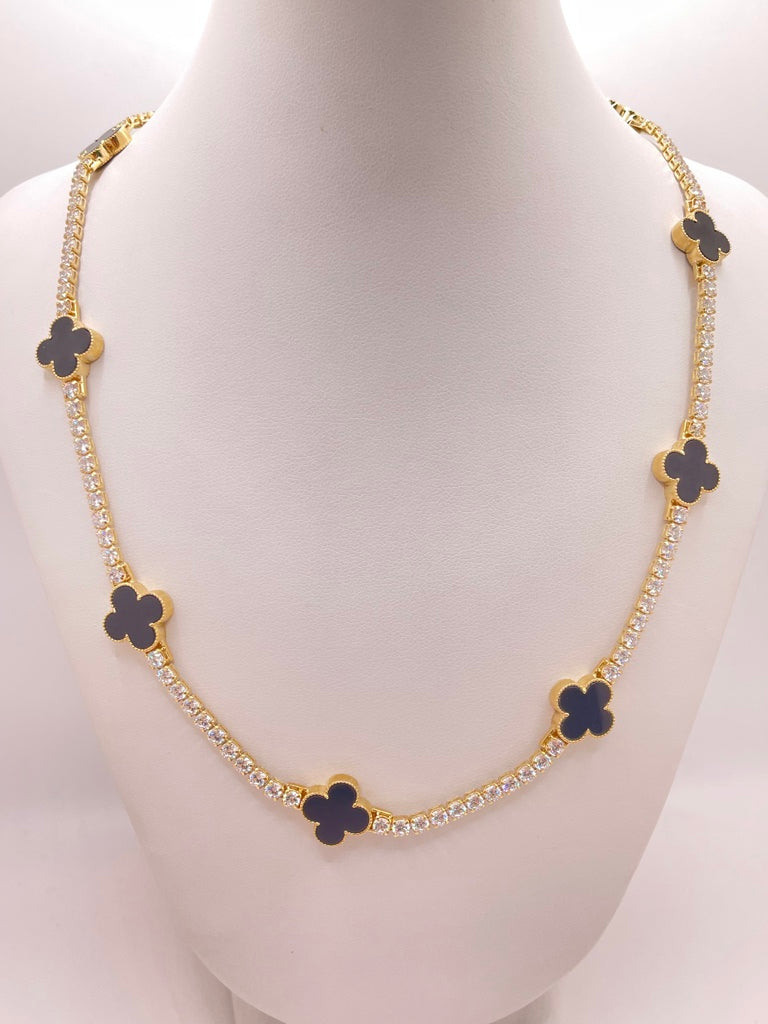 10KT FLOWER CHAIN Size 18INCH 3MM Weigth 27GR