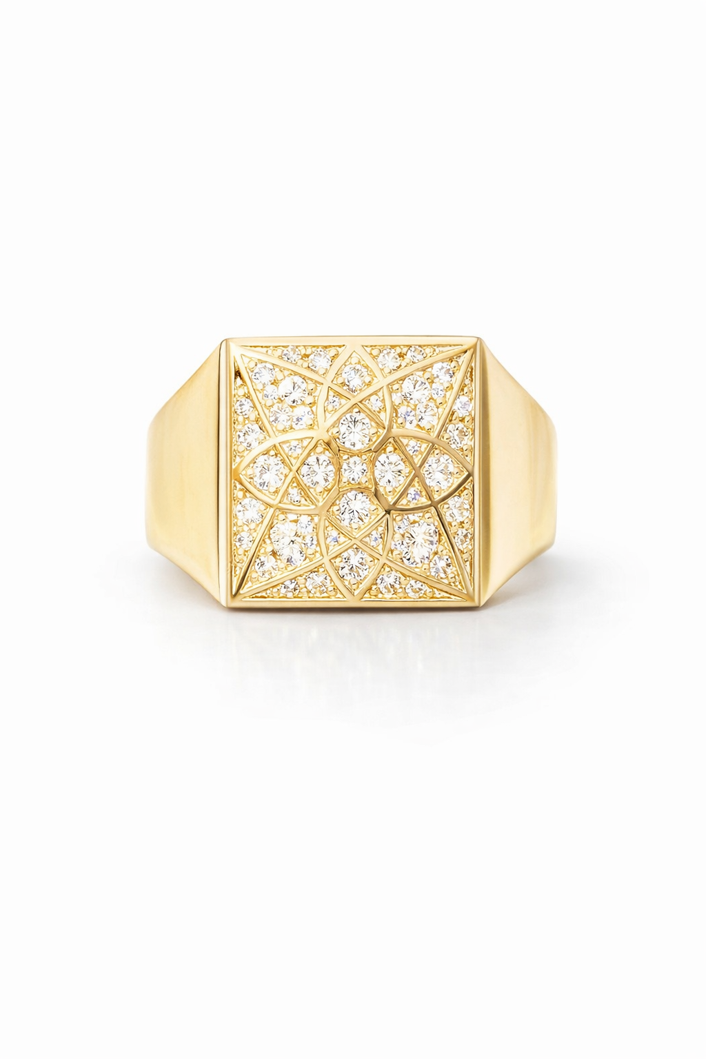 10KT ROSETTA RING Size 10 Weigth 5.4GR