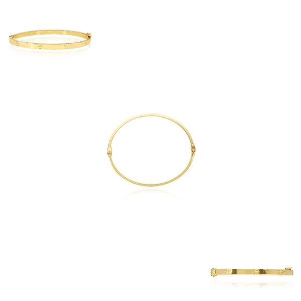 10KT  BANGLE Size 3.5MM Weigth 3.2GR