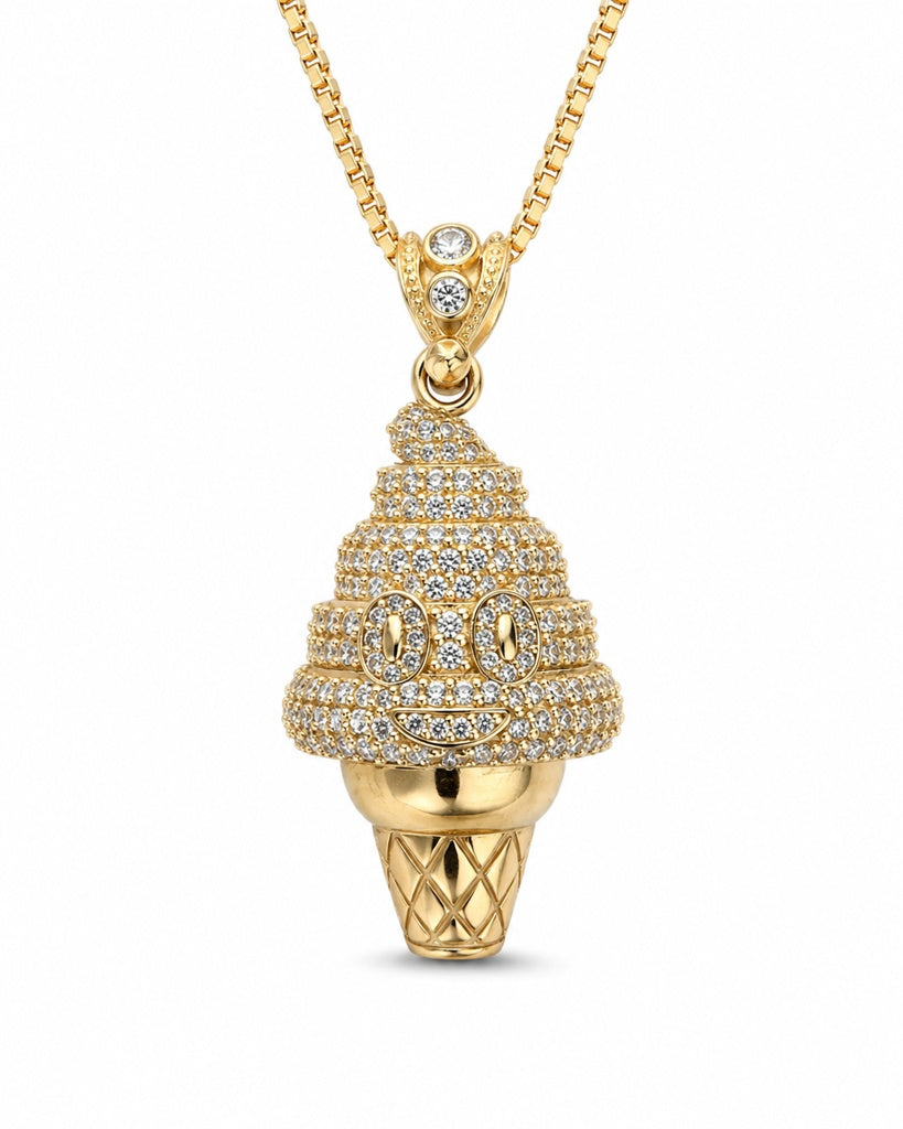 10KT ICECREAM PENDANT Weigth 6.7GR