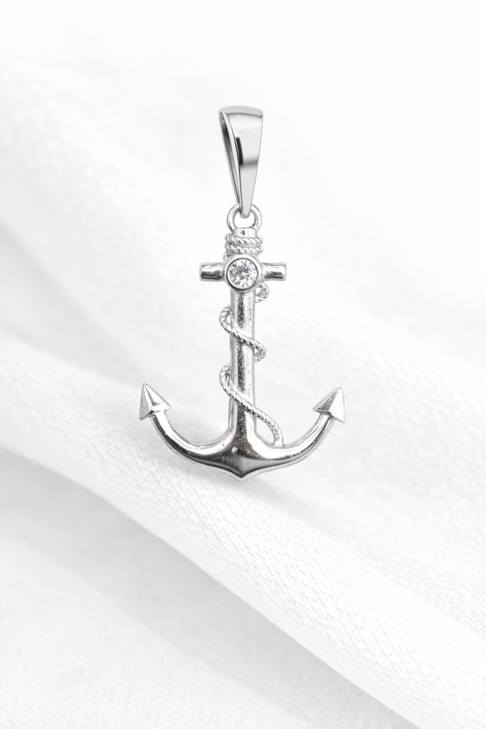 PENDANT ANCHOR 925 SILVER Weight 1.35GR