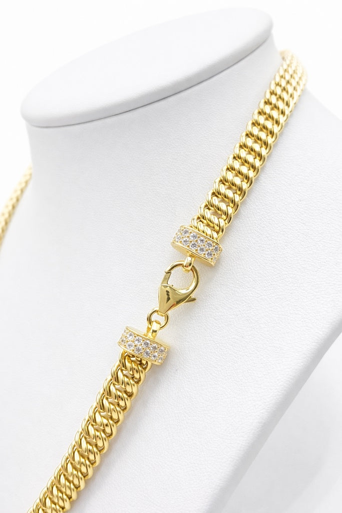 10KT NEW STYLE PRINCESSA NECKLACE Size 18INCH 7.5MM Weigth 21.7GR