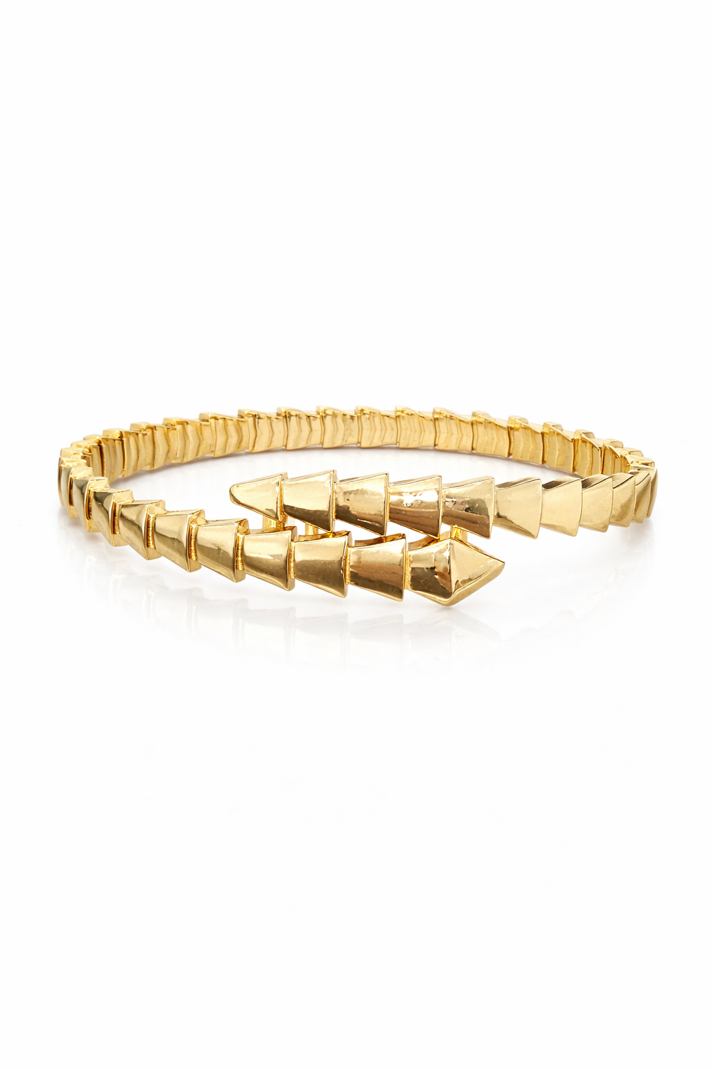 10KT SERPENTI BANGLE Size 7INCH Weigth 9.5GR