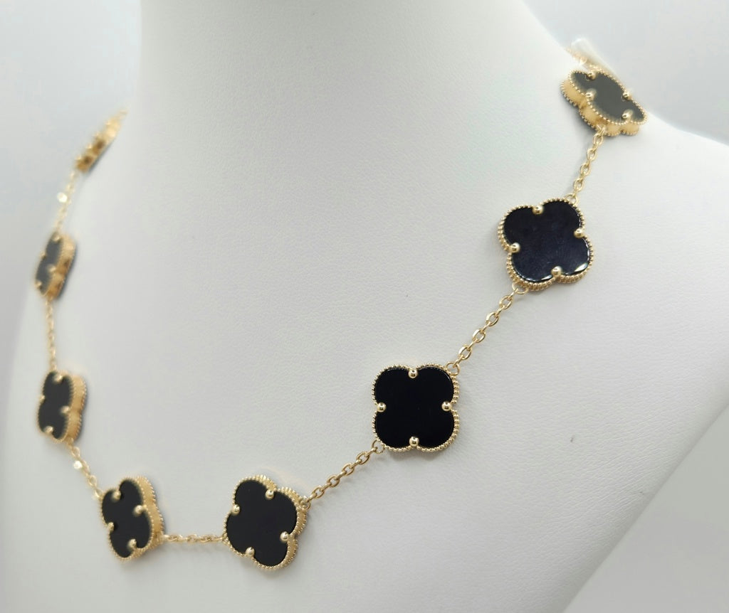 14KT FLOWER CHAIN Size 18INCH Weigth 11.7GR
