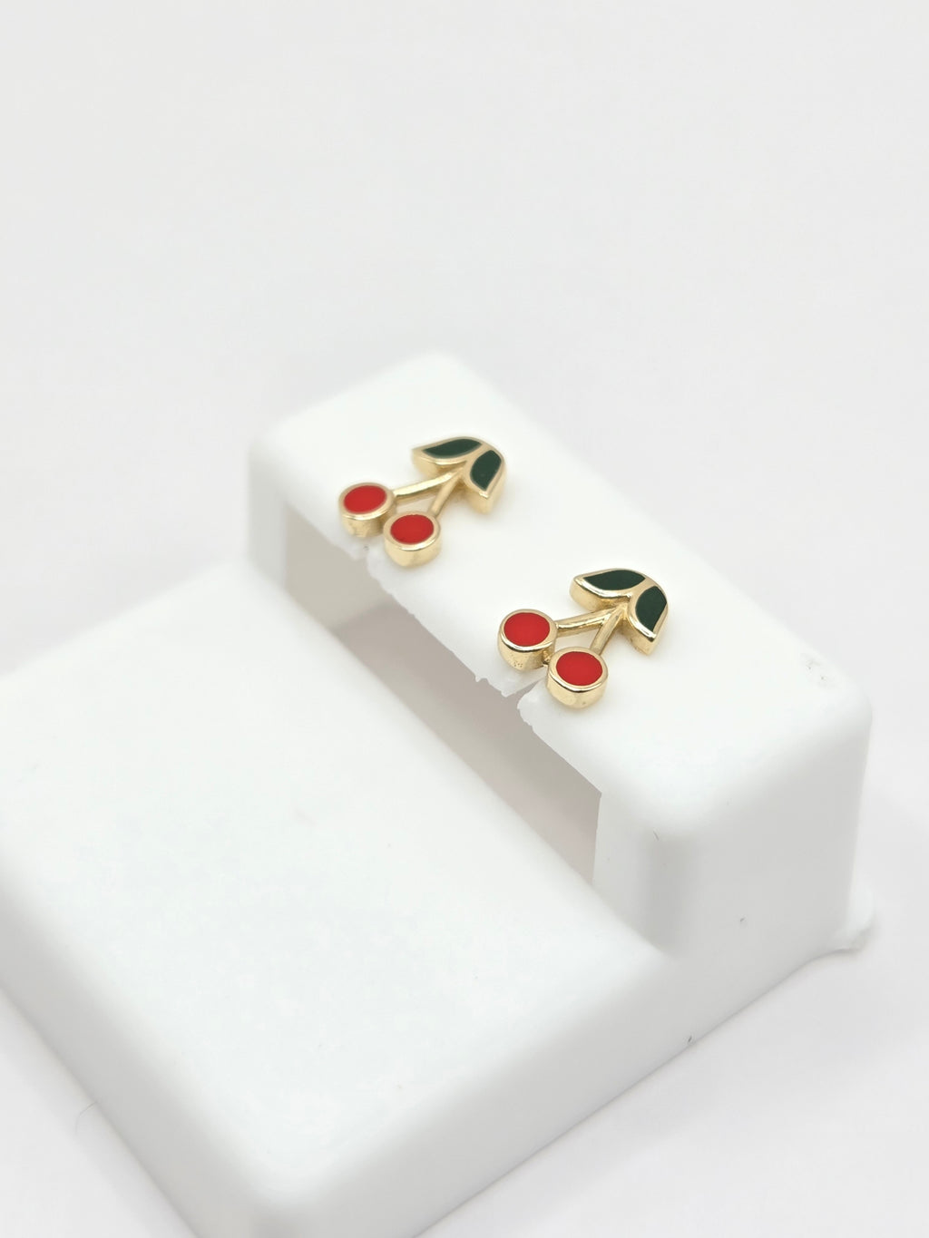 10KT EXTRA SMALL CHERRYS EARRINGS Size XS Weigth 1GR