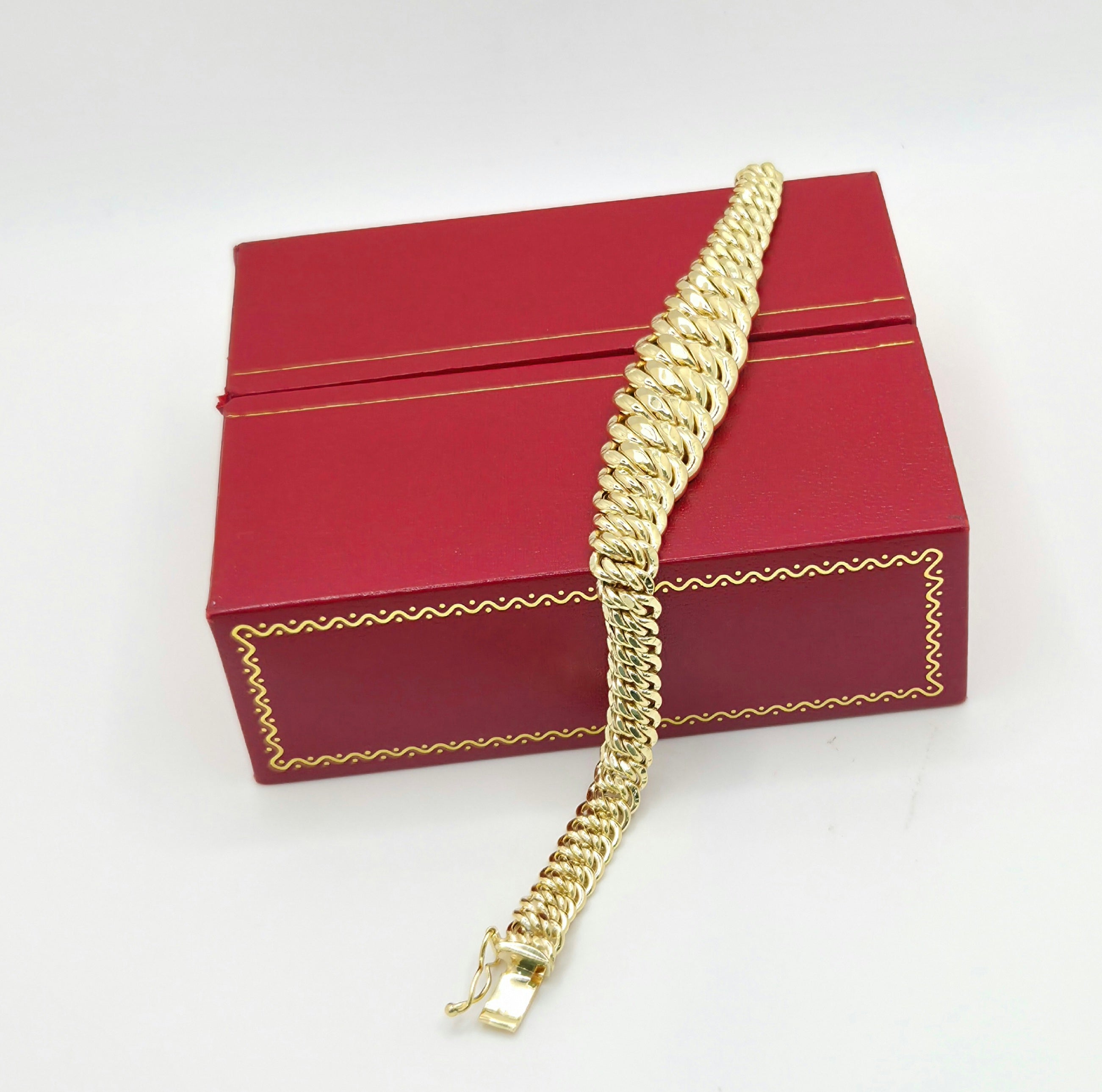 10KT PRINCESSA BRACELET Size 7.5INCH Weight 12GR