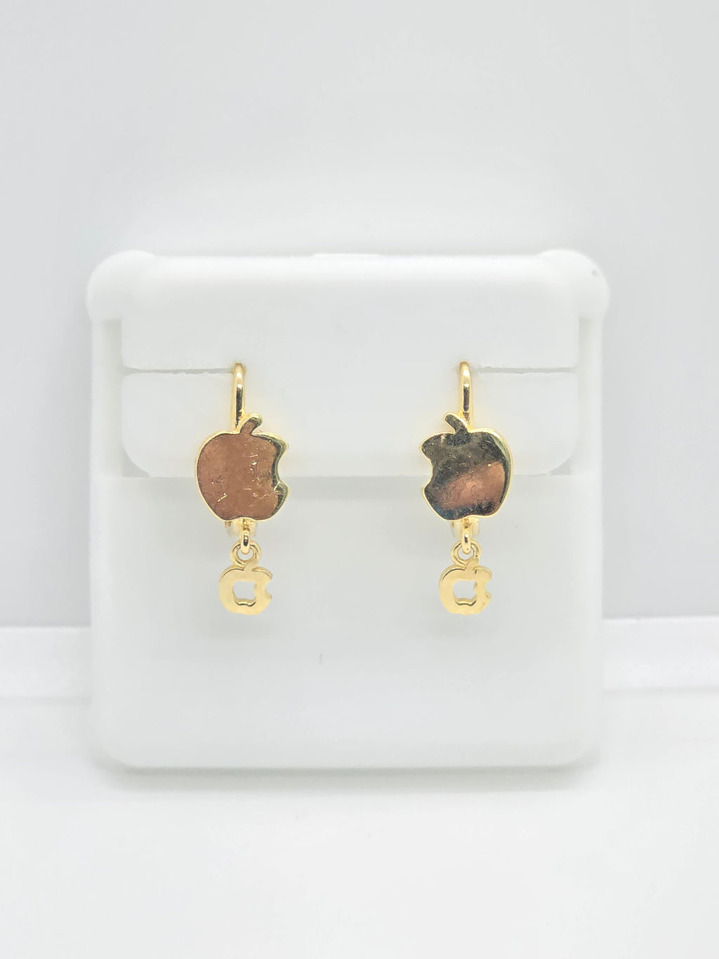 10K APPLE EARRINGS