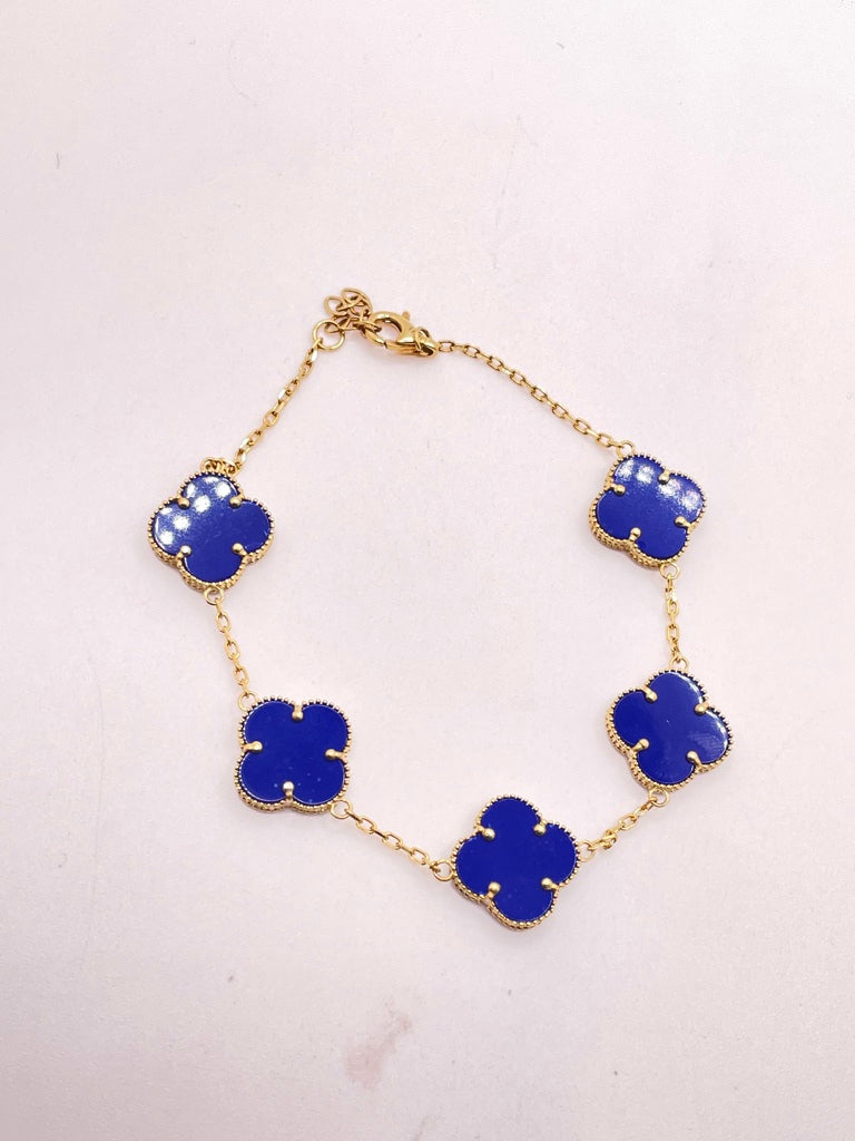10KT FLOWER BRACELET Size 7.5INCH Weigth 4.2GR