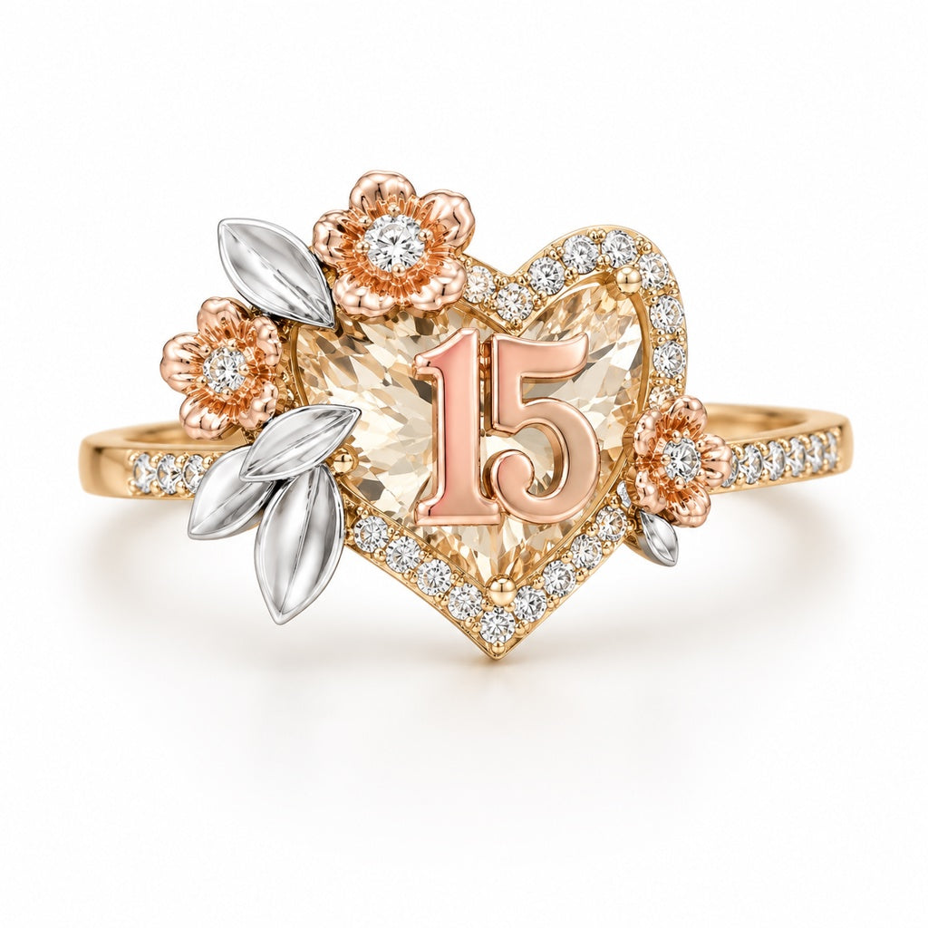 10KT 15ANERA RING Size 7