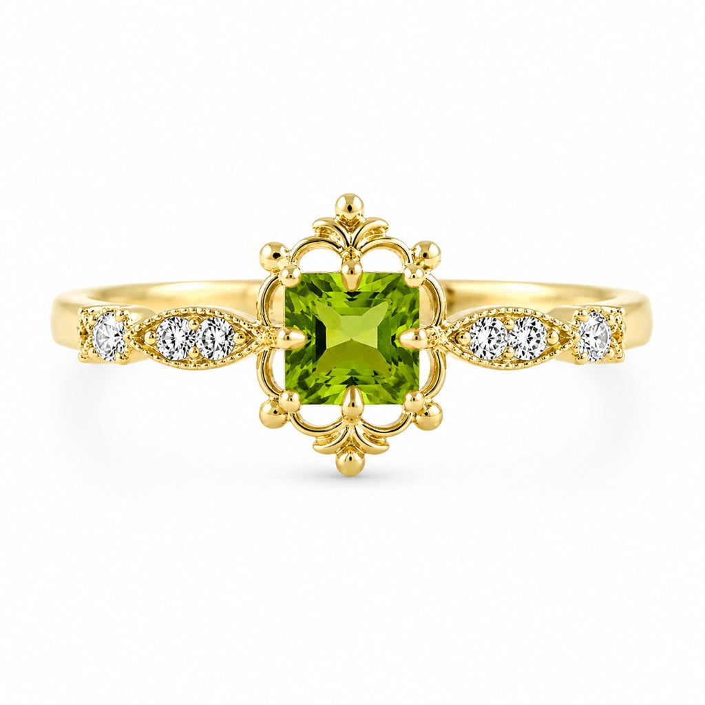 14KT DIAMOND PROMISE RING+DIAMOND Size 7