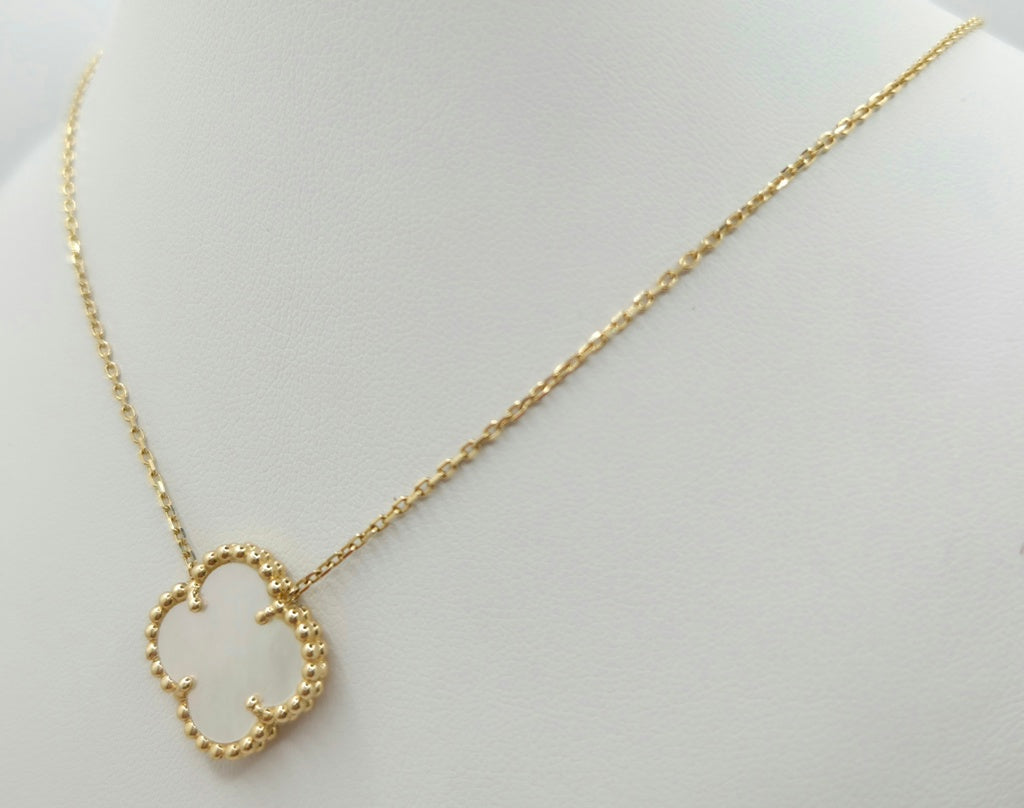 14KT FLOWER CHAIN Size 18INCH Weigth 6.1GR
