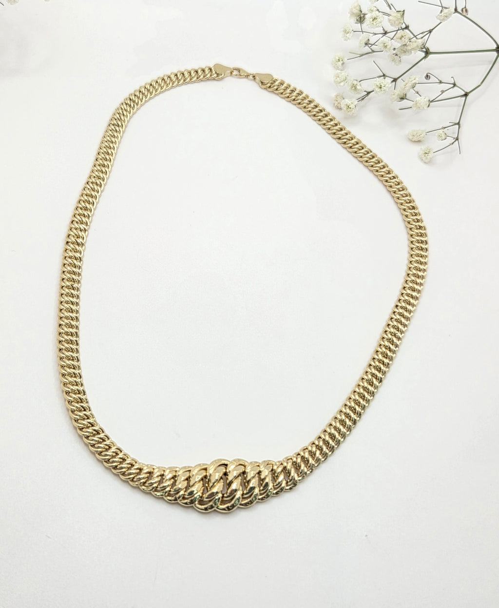 10KT PRINCESSA NECKLACE Size 18INCH Weight 17.2GR