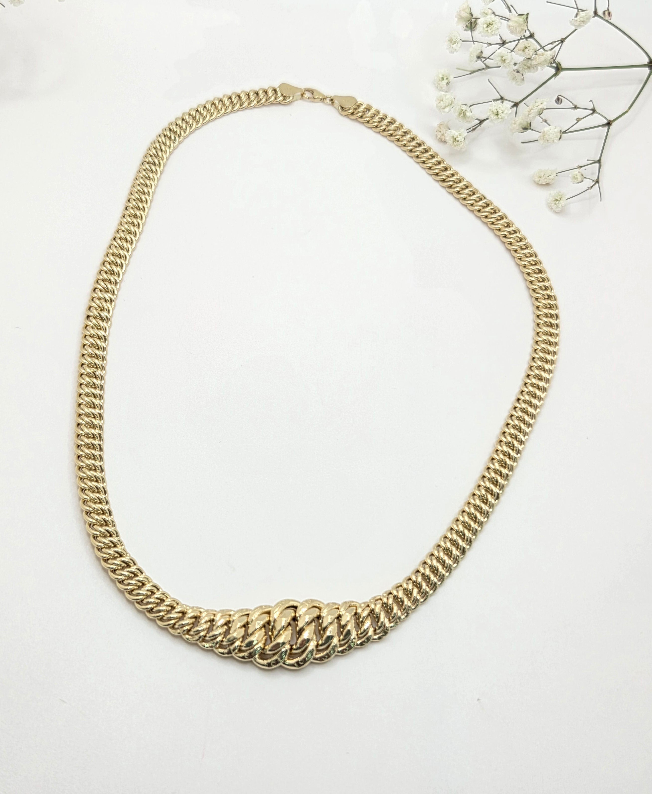 10KT PRINCESSA NECKLACE Size 18INCH Weight 17.2GR