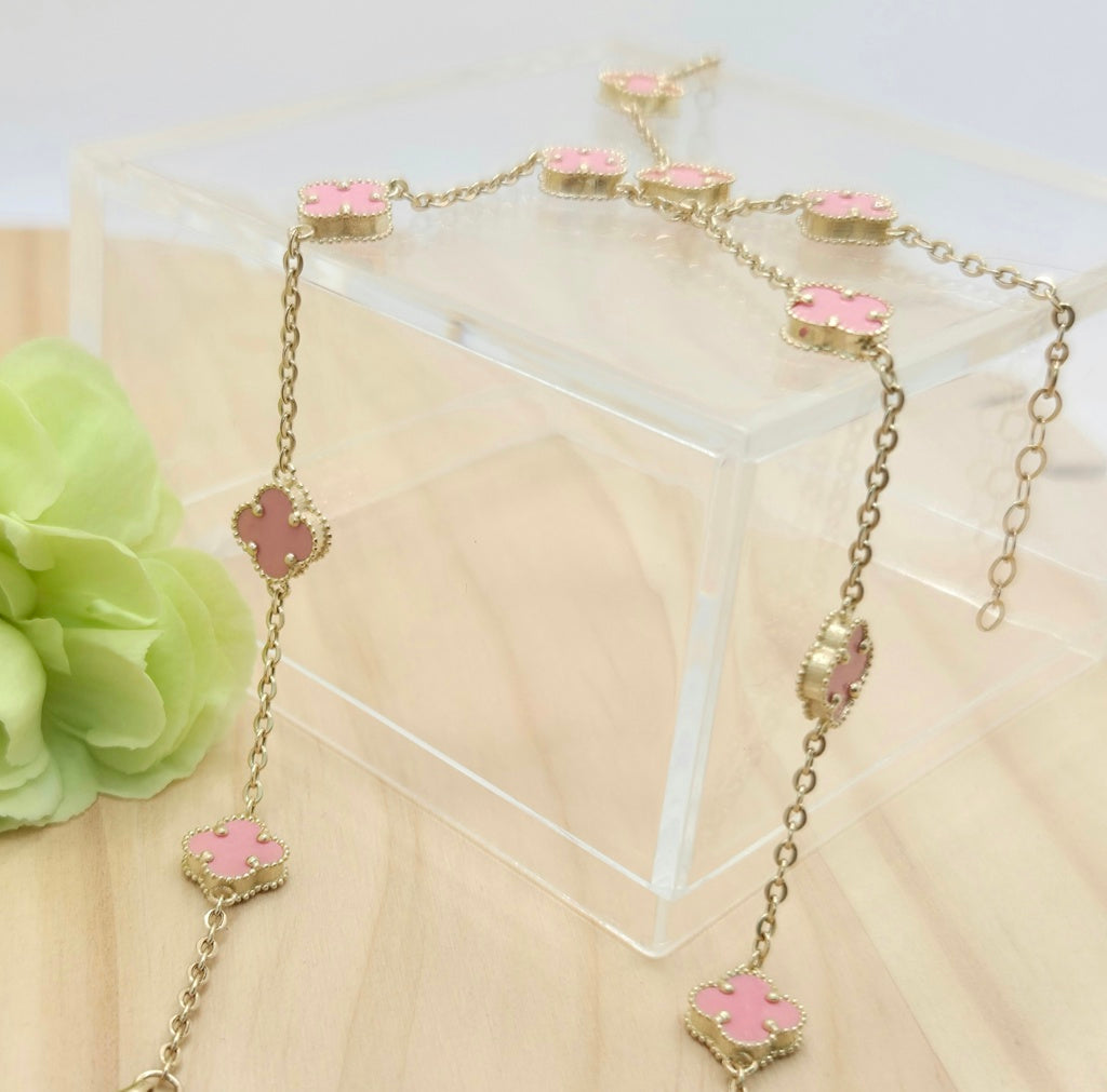 14KT FLOWER BRACELET Size 7.5INCH Weigth 3GR