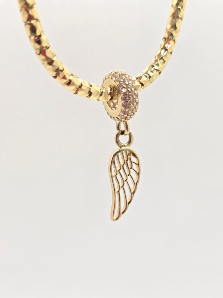 10KT ANGEL WING CHARM Weight 1.5GR
