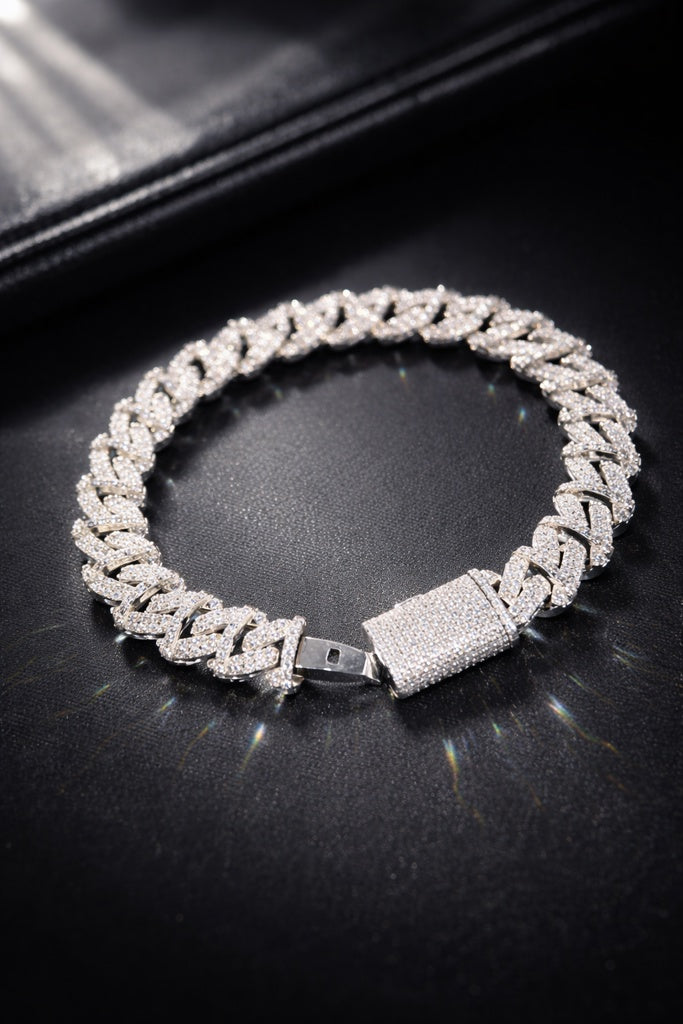 925 15.00CTW MOISSANITE BRACELET SIZE 8