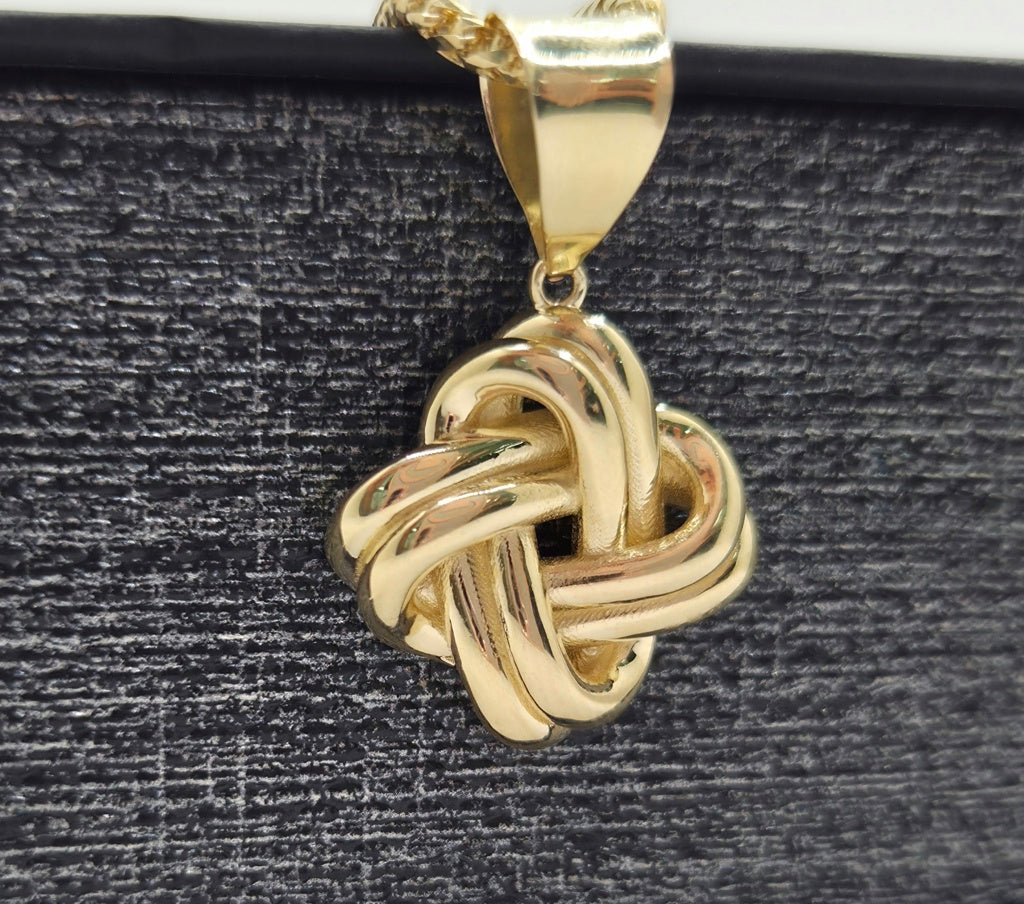 10KT MODERN KNOT PENDANTS Weight 2.2GR