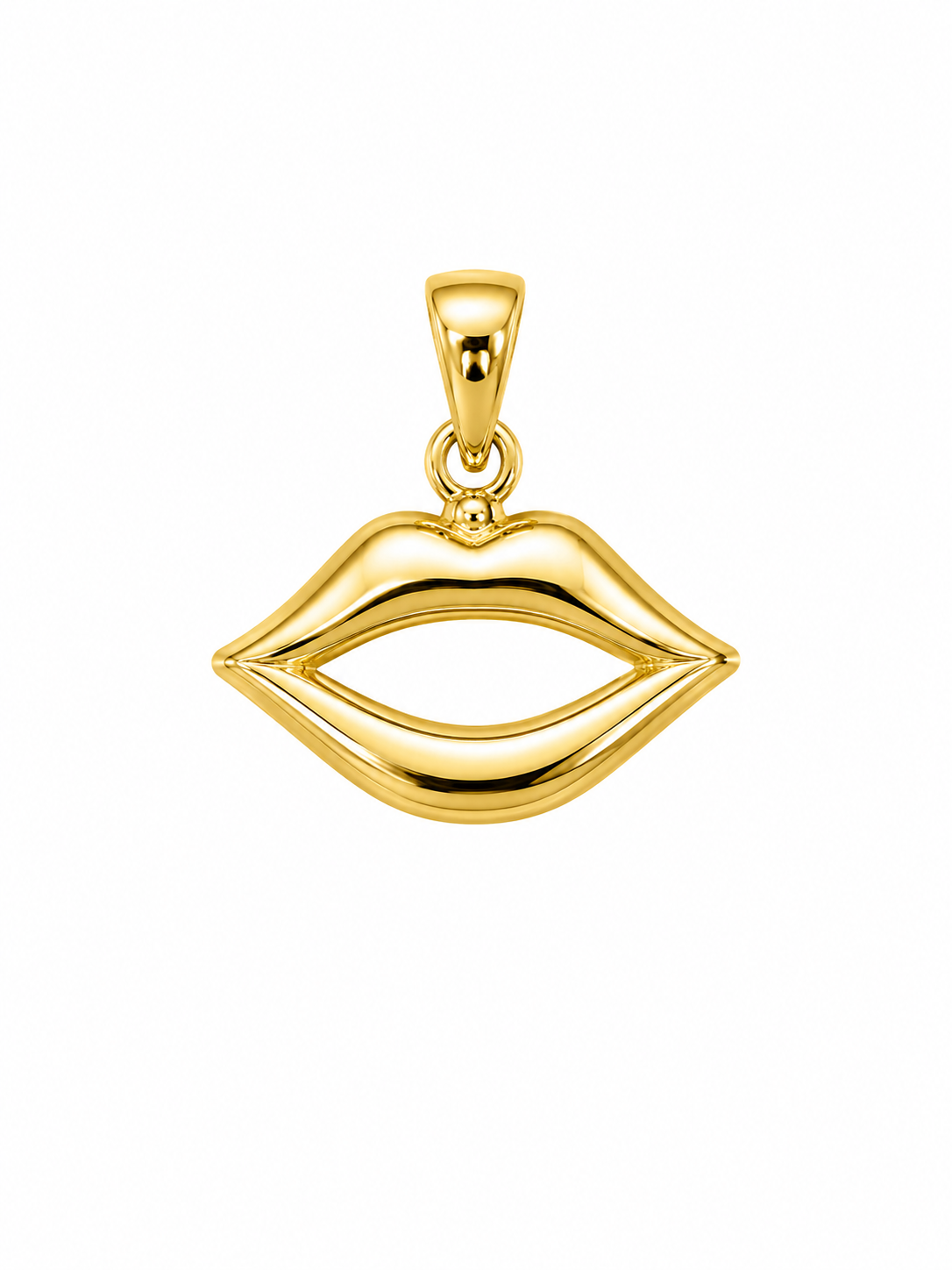 10KT KISS PENDANT Size  Weigth 1.6GR