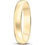 10KT SOLID PLAIN MAN'S WEDDING BAND RING Size 10 4MM Weigth 3.4GR