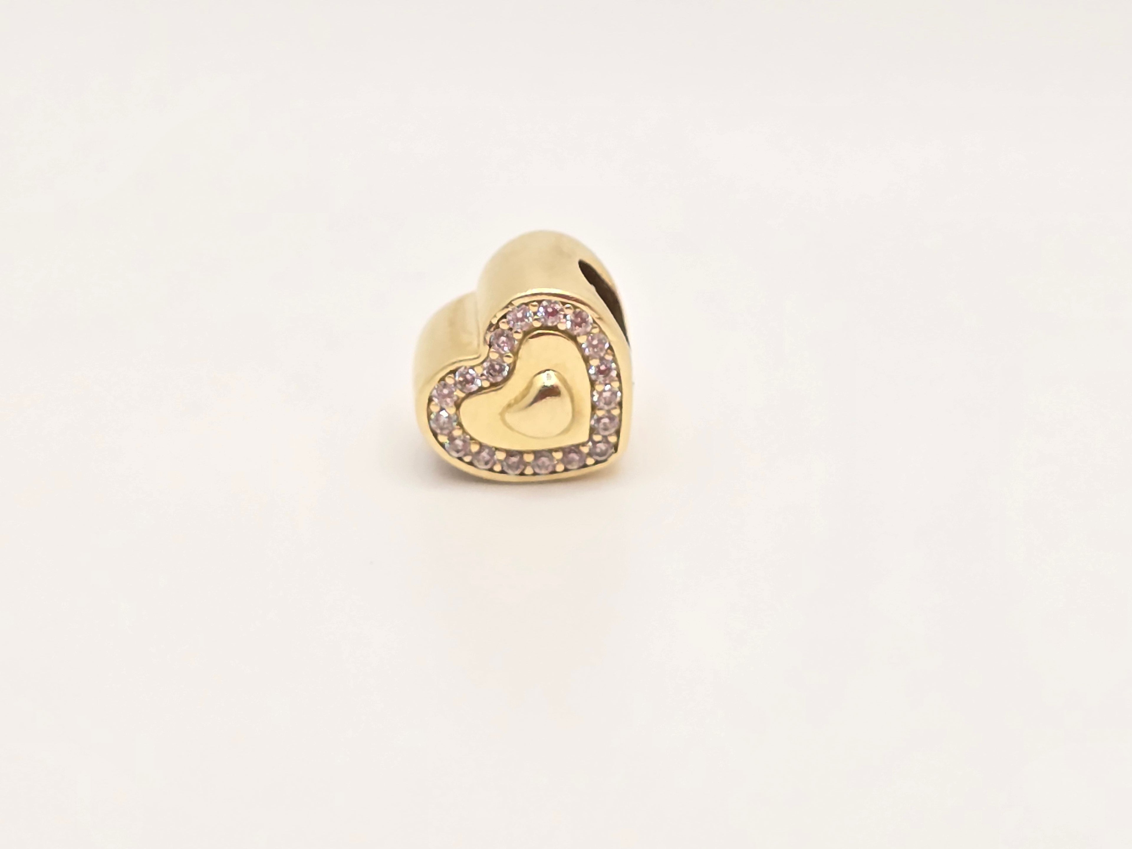 14KT HEART CHARM SEPARATOR Weight 1.7GR