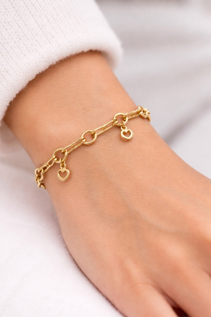 14KT TIFFY BRACELET SIZE 7 Weigth 7GR