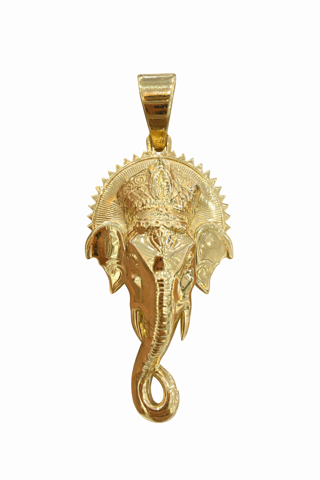 14KT HINDU ELEPHANT PENDANT  Weigth 8.7GR