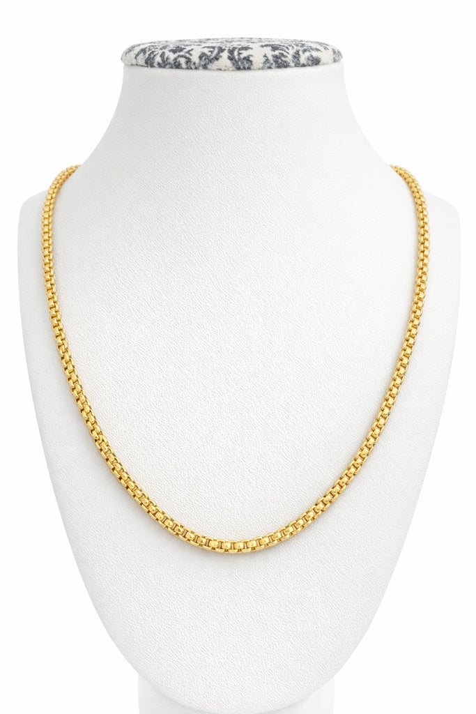 10KT ROLO CHAIN Size 22INCH 3.5MM Weigth 13.4GR