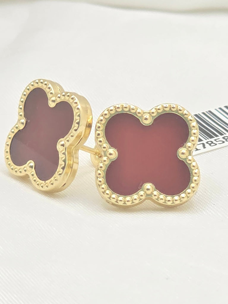 14KT FLOWER EARRINGS Size  Weigth 3.2GR