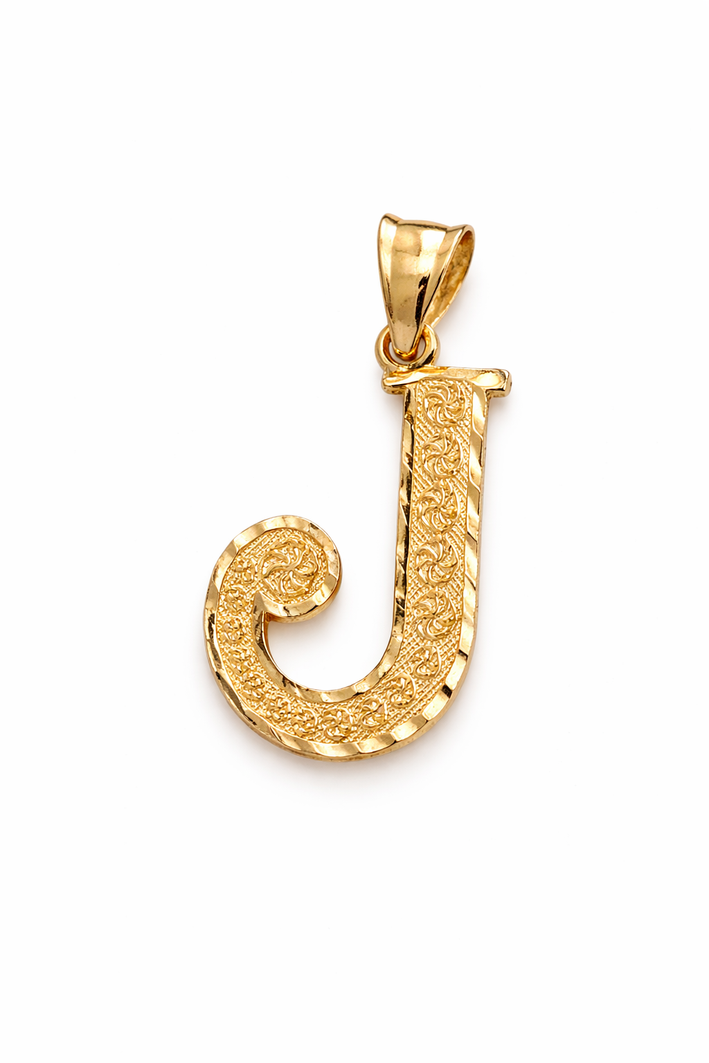 10KT LARGE "J" LETTER PENDANT  Weigth 1GR