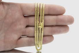 10KT SOLID MIAMI CUBAN CHAIN Size 22INCH 3MM Weigth 14.2GR
