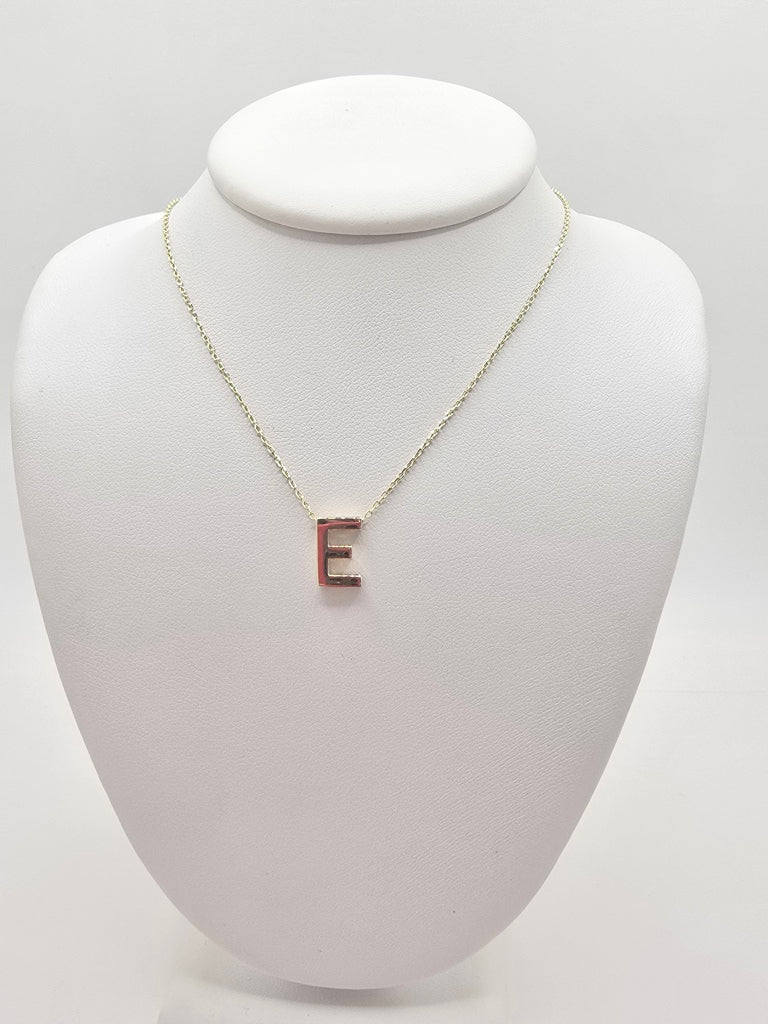 14KT LETTER "E" CHAIN Size 18INCH Weight 2.3GR