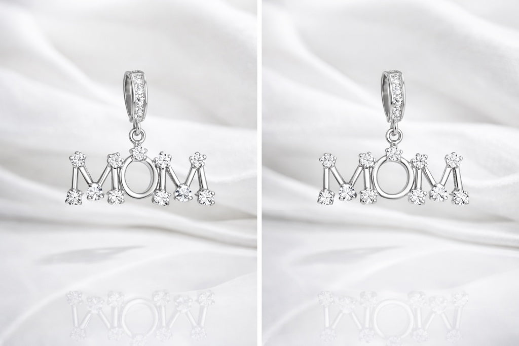 PENDANT MOM 925 SILVER Weight 1.42GR