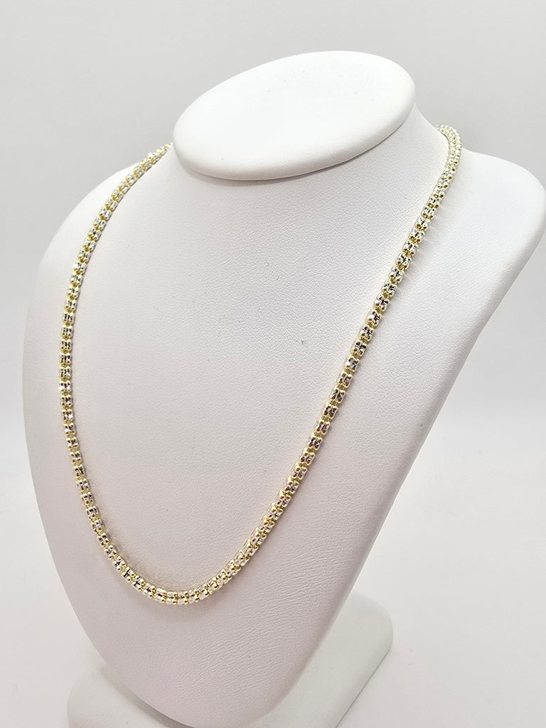 10KT ICE CHAIN Size 26INCH 2.5MM Weight 11.8GR