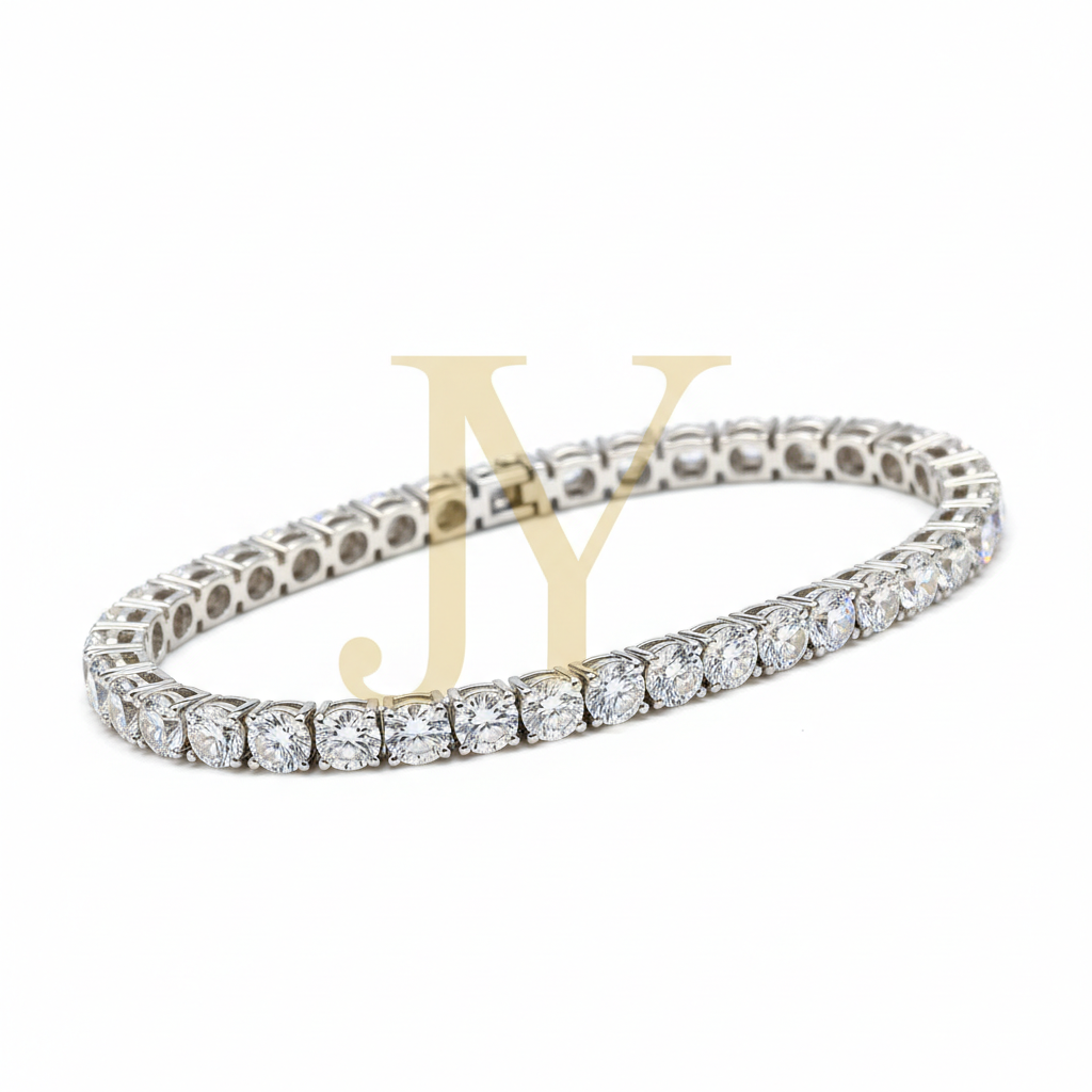 925 TENNIS  8CTW  MOISSANITE BRACELET Size 7INCH 3MM
