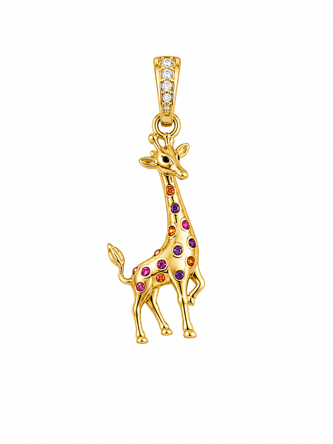 10KT GIRAFFE PENDANT Size  Weigth 1.6GR