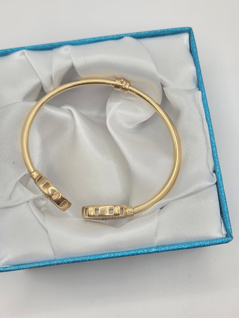 10KT OVAL DESIGN TIFFY BANGLE  Weigth 7.8GR