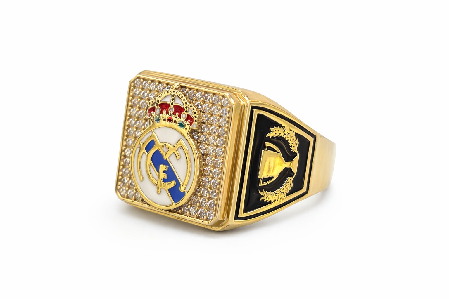 10KT REAL MADRID MAN'S RING Size 10 Weight 8GR