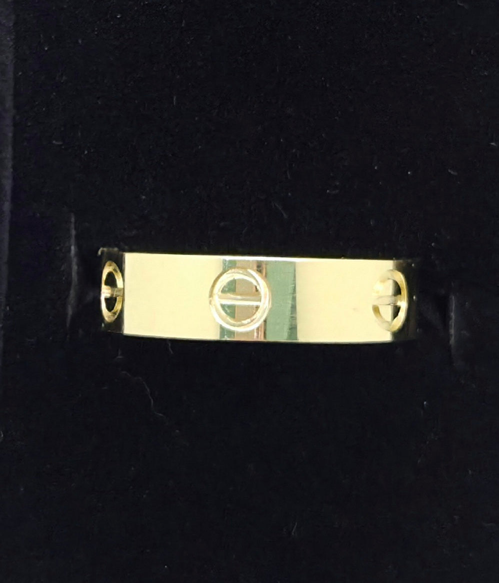 10KT  RING+MAN Size 7 6MM Weigth 4GR